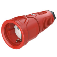 Розетка PCE до 16A/250V/2P+E/IP20 производитель PCE 2510-rsw
