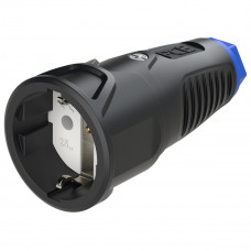 Розетка кабельна 16A/250V/2P+E/IP20 виробник PCE 2510-sb