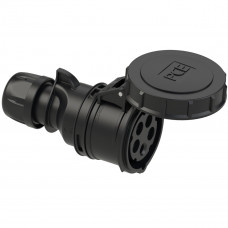 Розетка кабельная 32А/400V/3P+N+E/IP67 черная производитель PCE 2252-6x