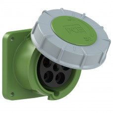 Розетка вбудована 63А/>50-500V/3P+N+E/IP67 виробник PCE 335-10