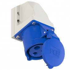 Настінна розетка 32A/230V/1P+N+E/IP44 виробник PCE 123-6k