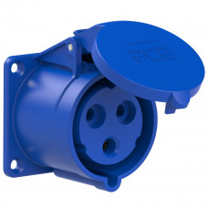 Розетка вбудована 32А/230V/1P+N+E/IP44 виробник PCE 323-6tt
