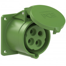 Вбудована розетка 32А/50-500V/3P+E/IP44 виробник PCE 324-2f7