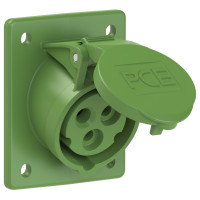 Розетка вбудована похила 16А/500V/1P+N+E/IP44 виробник PCE 413-10