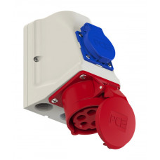 Розетка настенная комбо 16А/400V/3P+N+E/IP44 производитель PCE 9215-6f (под заказ)