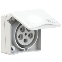Розетка встроенная 32А/400V/3P+N+E/IP44 производитель PCE 855-6v
