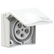 Розетка встроенная 32А/400V/3P+N+E/IP44 производитель PCE 855-6v