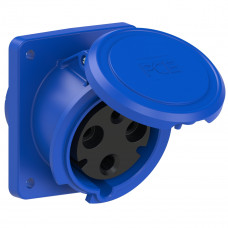 Розетка вбудована похила 63A/230V/1P+N+E/IP44 виробник PCE 4331-6