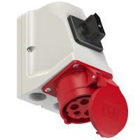 Настінна розетка 16А/400V/3P+N+E/IP44 з вимикачем виробник PCE 75915-6