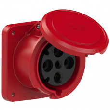 Розетка вбудована 63A/400V/3P+E/IP44 виробник PCE 3341-6fc (під замовлення)