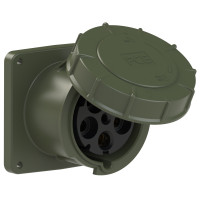 Розетка встроенная 125А/400V/3P+N+E/IP67 производитель PCE 345-6.u