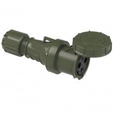 Розетка кабельна 63А/230V/2P+E/IP67 виробник PCE 233-6.u