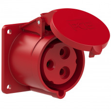 Розетка фланцевая 32A/400V/1P+N+E/IP44 производитель PCE 323-9f7