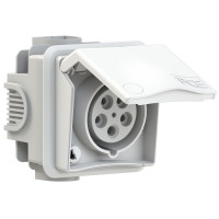 Розетка вбудована 16А/400V/3P+N+E/IP44 виробник PCE 885-6v