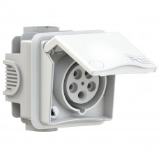 Розетка вбудована 16А/400V/3P+N+E/IP44 виробник PCE 885-6v