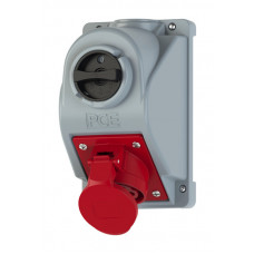 Розетка 32A/3P+N+E/400V/IP44 з реверс. перекл. L-0-R та блокуванням виробник PCE 960625501