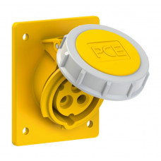 Розетка встроенная наклонная 16А/110V/1P+N+E/IP67 производитель PCE 4132-4f8