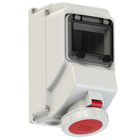 Настінна розетка 32A/400V/3P+E/IP67 виробник PCE 752423-6 (під замовлення)
