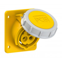 Розетка встроенная наклонная 16А/110V/1P+N+E/IP67 производитель PCE 4132-4f87