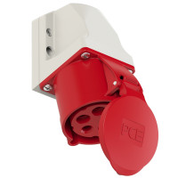 Настенная розетка 32А/400V/3P+N+E/IP44 производитель PCE 125-6k