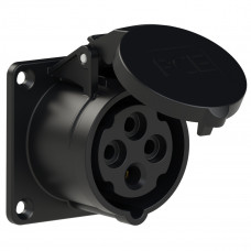 Розетка вбудована 16А/400V/3P+E/IP44 виробник PCE 314-6x