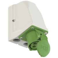 Настенная розетка 16A/>50-500V/1P+N+E/IP44 производитель PCE 913-2
