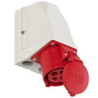 Настінна розетка 32А/400V/3P+E/IP44 виробник PCE 924-6w