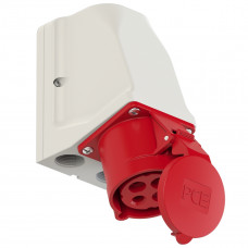 Настінна розетка 32А/400V/3P+E/IP44 виробник PCE 924-6w