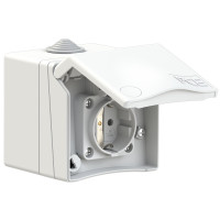 Настінна розетка 16A/250V/2P+E/IP44 виробник PCE 8630v