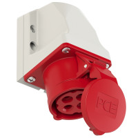 Настінна розетка 16А/400V/3P+E/IP44 виробник PCE 114-6k