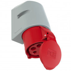 Настінна розетка 32А/400V/3P+N+E/IP44 виробник PCE 125-6tt