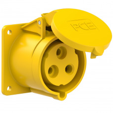 Вбудована розетка 32A/110V/1P+N+E/IP44 виробник PCE 323-4f7