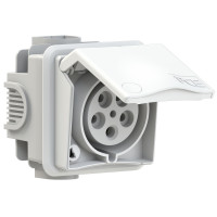 Розетка встроенная 32А/400V/3P+N+E/IP44 производитель PCE 895-6v
