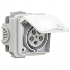 Розетка встроенная 32А/400V/3P+N+E/IP44 производитель PCE 895-6v