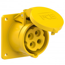 Розетка встроенная 16А/100V/3P+E/IP44 производитель PCE 314-4f7