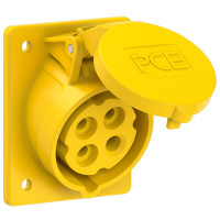Розетка встроенная наклонная 16А/110V/3P+E/IP44 производитель PCE 414-4