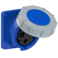 Розетка встроенная наклонная 63А/230V/1P+N+E/IP67 производитель PCE 433-6fd