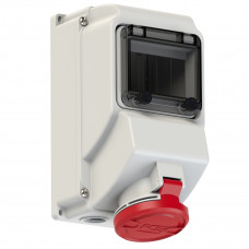 Настенная розетка 32A/400V/3P+E/IP44 производитель PCE 75243-6
