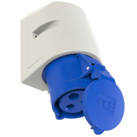 Настінна розетка 32А/230V/1P+N+E/IP44 виробник PCE 123-6