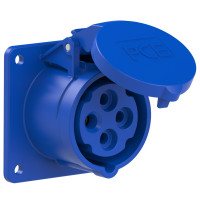 Розетка вбудована 16А/400V/3P+E/IP44 виробник PCE 314-9ttf7