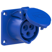 Розетка вбудована 16А/230V/1P+N+E/IP44 виробник PCE 313-6tt