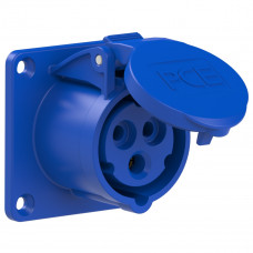 Розетка вбудована 16А/230V/1P+N+E/IP44 виробник PCE 313-6tt