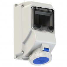 Настінна розетка 32А/230V/1P+N+E/IP67 виробник PCE 752323-6 (під замовлення)