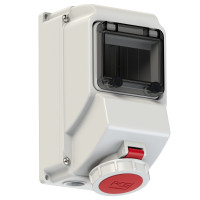 Настінна розетка 16A/400V/3P+E/IP67 виробник PCE 751423-6