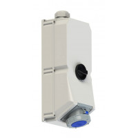 Настінна розетка 125А/230V/1P+N+E/IP67, з вимк. і блокір. виробник PCE 9755102