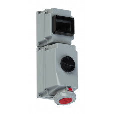 Настінна розетка 63А/400V/3P+N+E/IP67 виробник PCE 76352-6