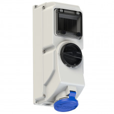 Настінна розетка 32A/230V/1P+N+E/IP44 виробник PCE 7623-6