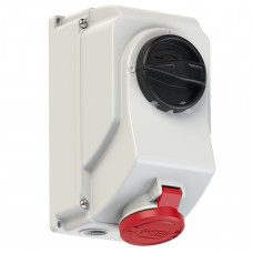 Настінна розетка 16А/400V/3P+E/IP44, з вимк. і блокір. виробник PCE 7514-6
