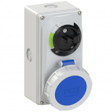 Настінна розетка 32А/230V/1P+N+E/IP67, з вимк. і блокір. виробник PCE 61232-6k (під замовлення)