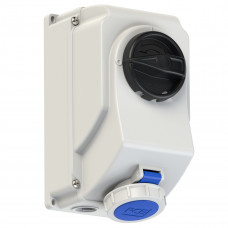 Настінна розетка 16А/230V/1P+N+E/IP67, з вимк. і блокір. виробник PCE 75132-6